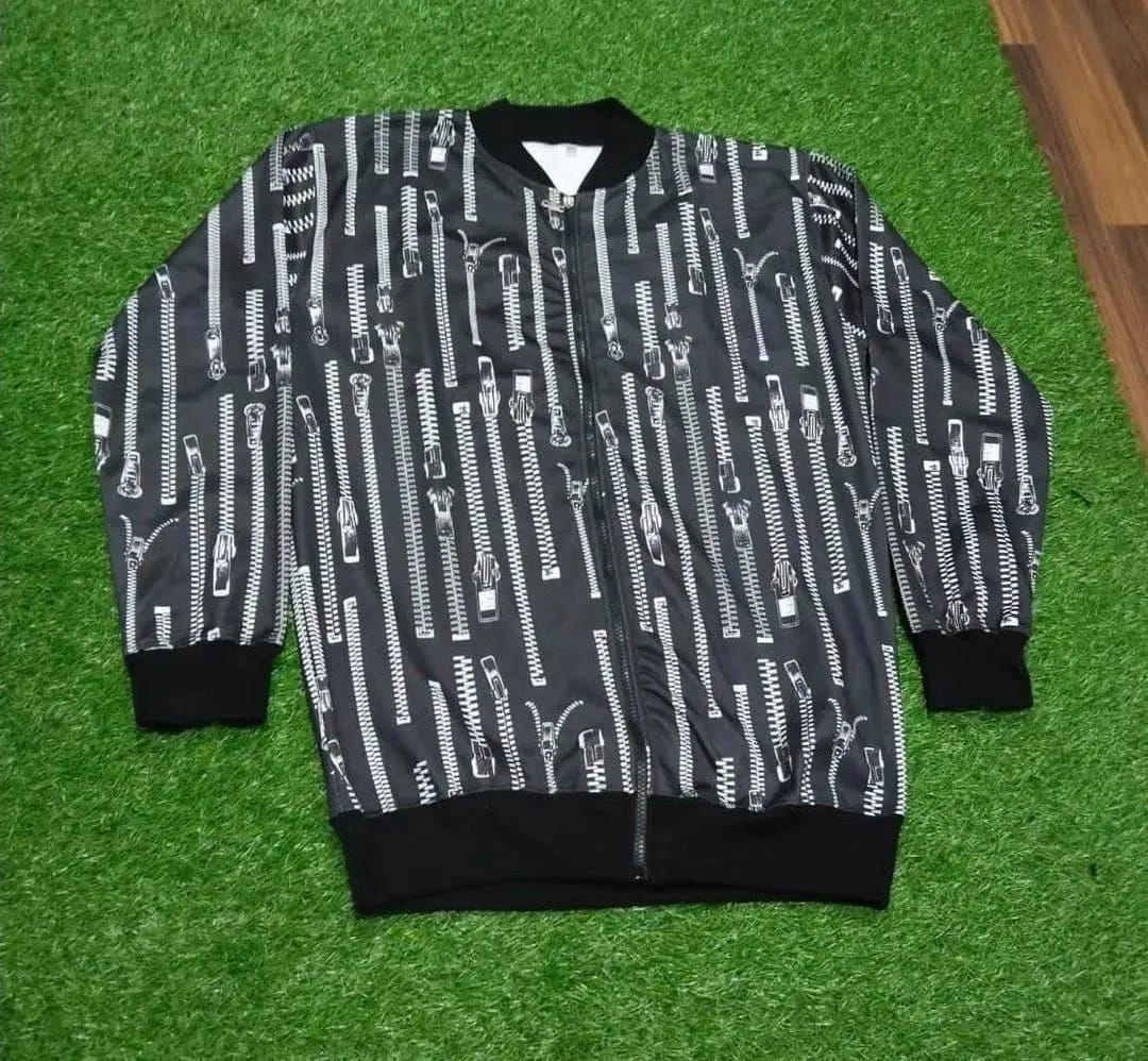 1 Pc Mens Polyester Printed Jacket