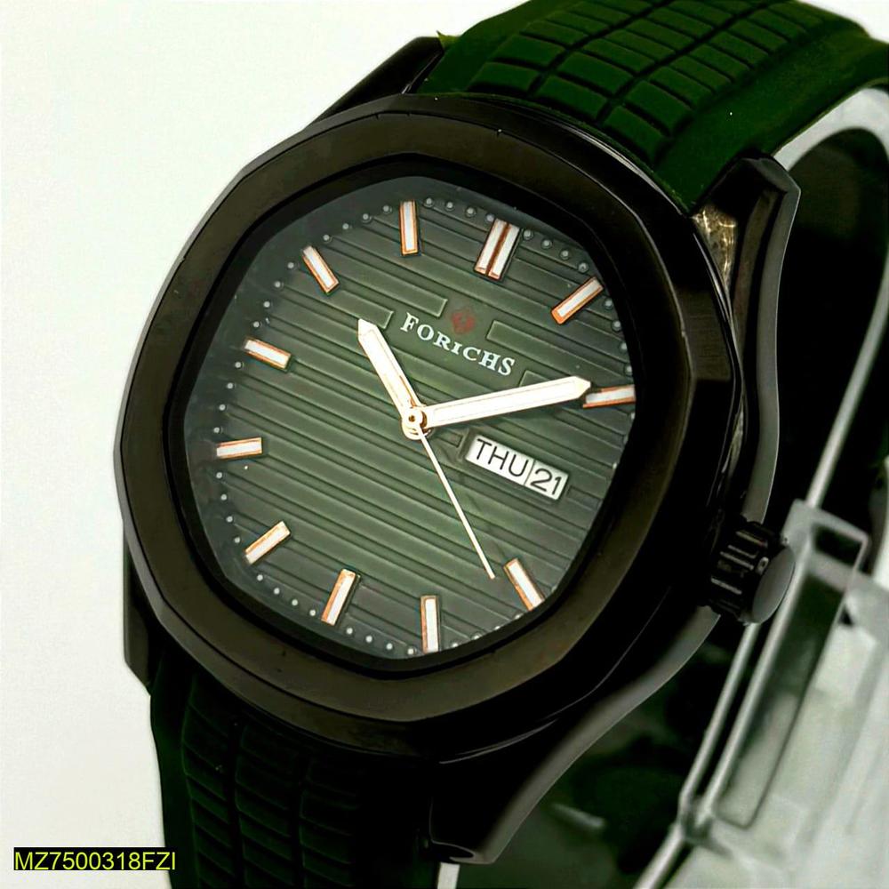 Mens Stainless Steel Analogue Watch